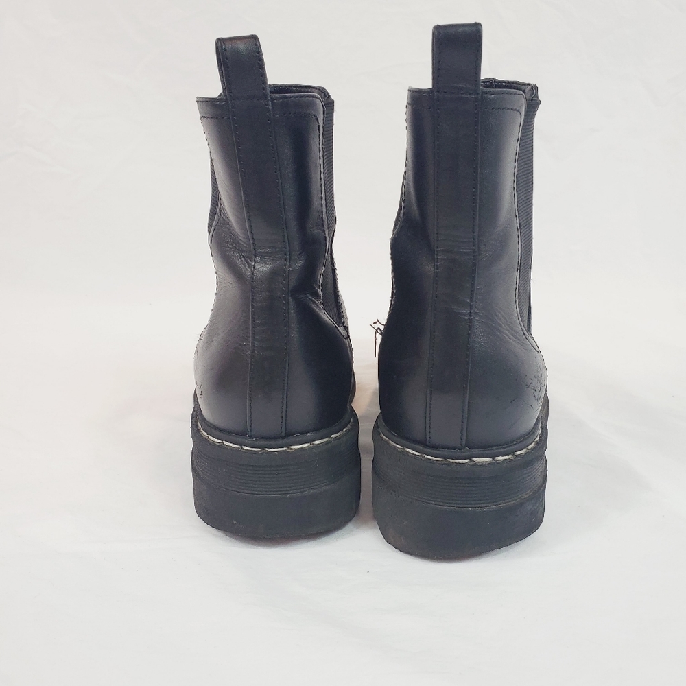 Marc Fisher black Leather Padmia Chelsea Boot - Picture 4 of 11